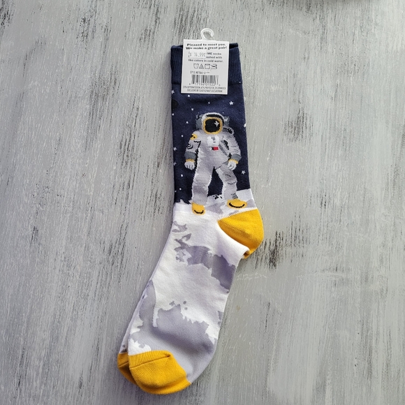 2/$15 One Giant Leap Crew Socks - Picture 2 of 3